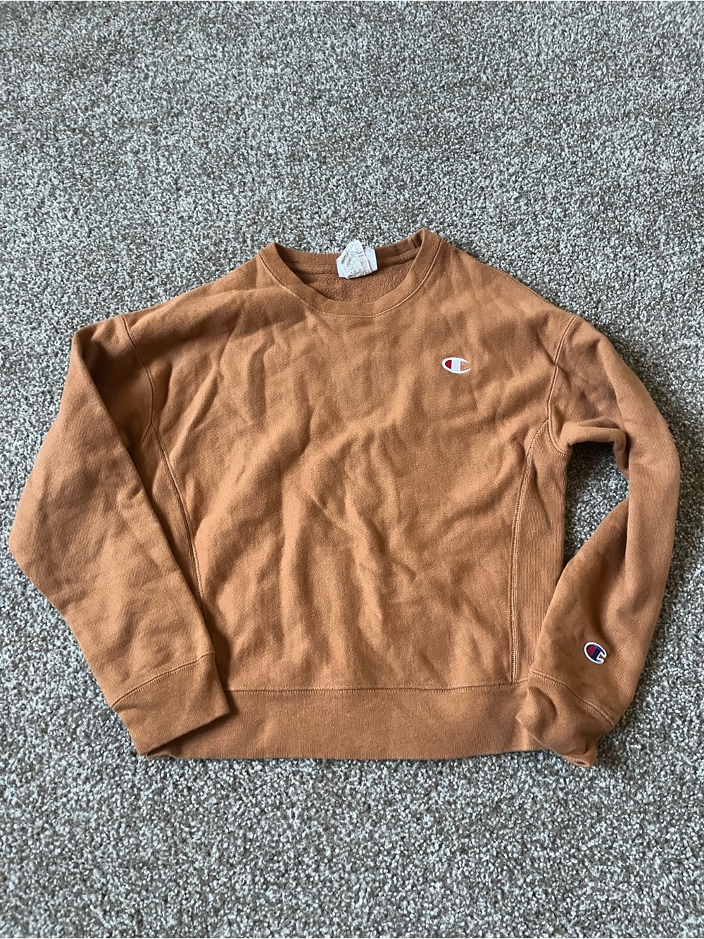 Champion Women’s Small Crewneck Sweatshirt in Brown